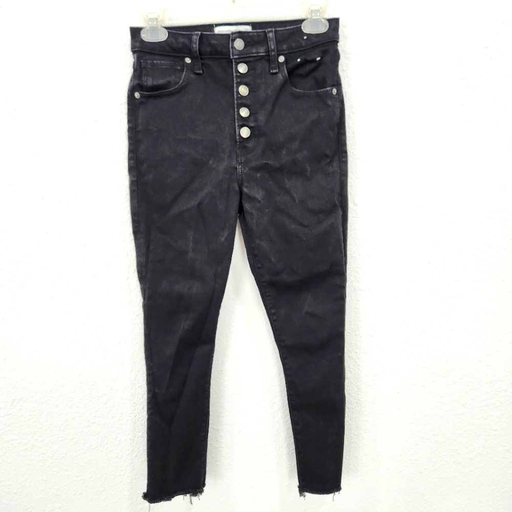Abercrombie & Fitch | The Super Skinny Ankle High Rise Jeans Black Size …